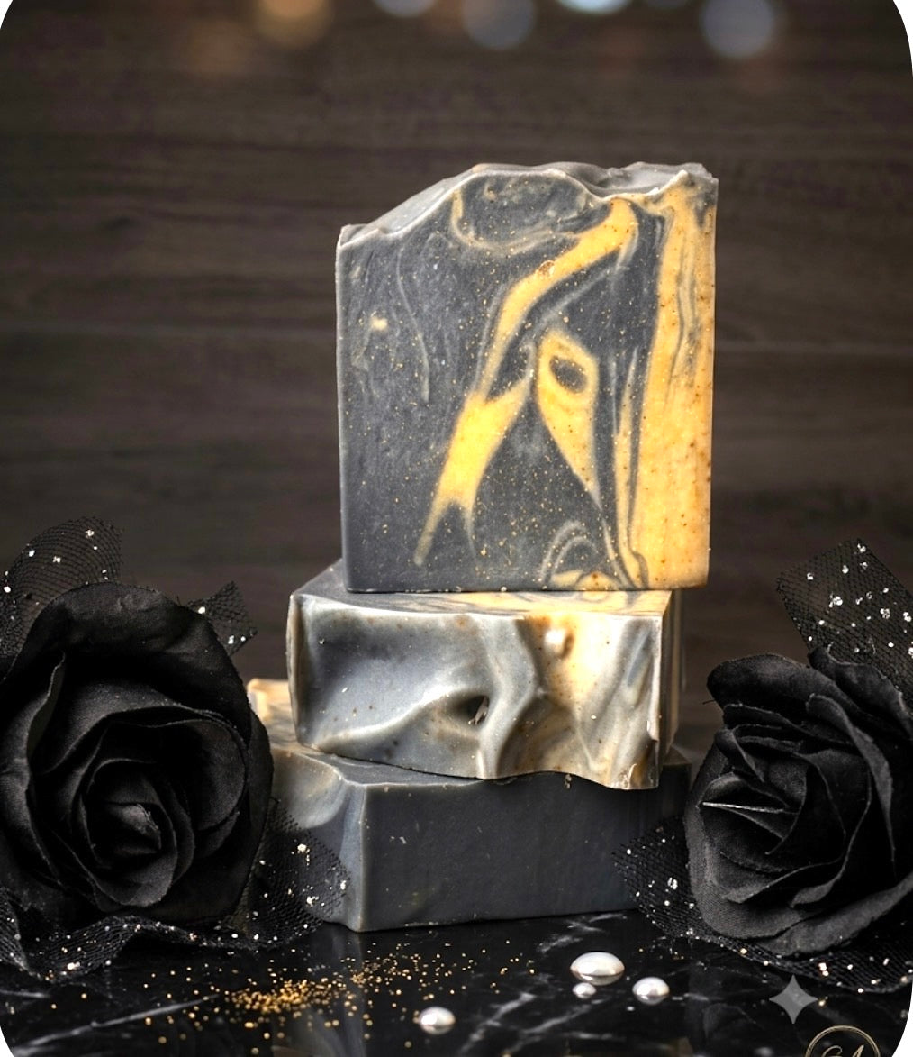 Activated Charcoal + Turmeric Facial Soap